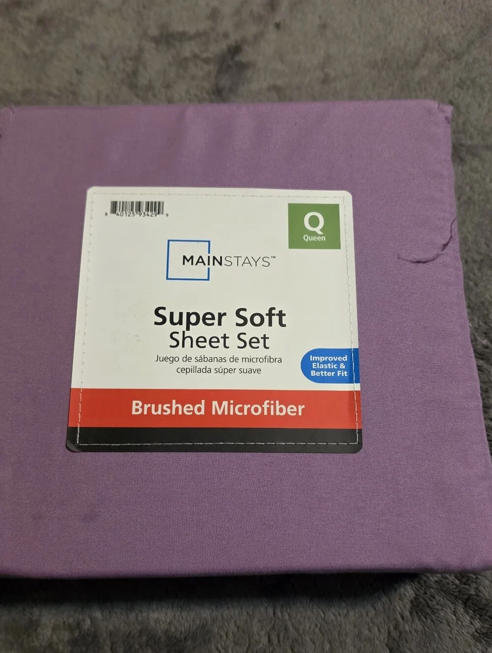 Mainstays Super Soft Brushed Microfiber Bed Sheet Set